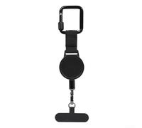 Cordon rétractable pour smartphone avec verrou antivol intégré, cadre en ABS robuste pour plus de stabilité pendant la marche, la course ou le public