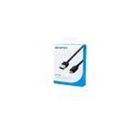 cordon réversible usb 2. 0 type-a - micro usb b noir - 1 m
