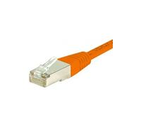 Cordon RJ45 catÃ gorie 6 S/FTP orange - 2 m