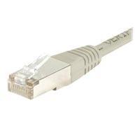 Cordon RJ45 catégorie 5e F/UTP gris - 0,5 m