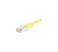 Cordon RJ45 catégorie 5e F/UTP jaune - 0,3 m