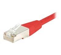 Cordon RJ45 catégorie 5e F/UTP rouge - 0,15 m