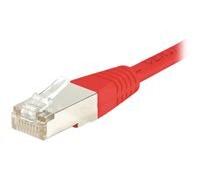Cordon RJ45 catégorie 5e F/UTP rouge - 10 m