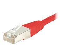 Cordon RJ45 catégorie 5e F/UTP rouge CCA - 5 m