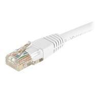 Cordon RJ45 catégorie 5e U/UTP blanc CCA - 5 m