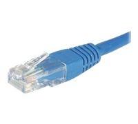 Cordon RJ45 catégorie 5e U/UTP bleu CCA - 5 m
