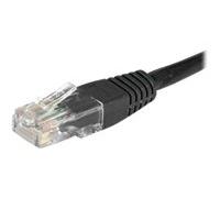 Cordon RJ45 catégorie 5e U/UTP noir CCA - 5 m
