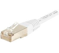 Cordon patch RJ45 F/UTP CAT6 blanc - 7m