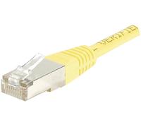 Cordon RJ45 catégorie 6 F/UTP jaune - 10 m