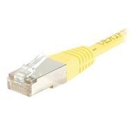 Cordon RJ45 catégorie 6 F/UTP jaune CCA - 5 m