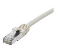 Cordon RJ45 catégorie 6 F/UTP LSOH snagless gris - 25 m