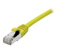 Cordon RJ45 catégorie 6 F/UTP LSOH snagless jaune - 30 m