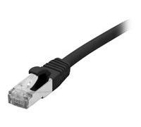 Cordon RJ45 catégorie 6 F/UTP LSOH snagless noir - 0,3 m