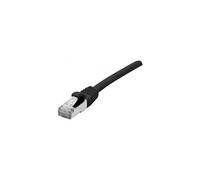Cordon RJ45 catégorie 6 F/UTP LSOH snagless noir - 0,5 m