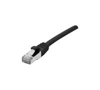 Cordon RJ45 catégorie 6 F/UTP LSOH snagless noir - 10 m