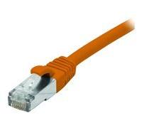 Cordon RJ45 catégorie 6 F/UTP LSOH snagless orange - 1 m