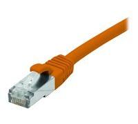 exertis Connect - Cordon de raccordement - RJ-45 (M) pour RJ-45 (M) - 5 m - blindé F/UTP - CAT 6 - sans halogène, sans crochet - orange