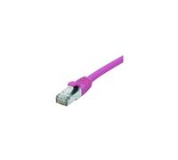 Cordon RJ45 catégorie 6 F/UTP LSOH snagless rose - 0,5 m