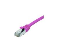 Cordon RJ45 catégorie 6 F/UTP LSOH snagless rose - 20 m