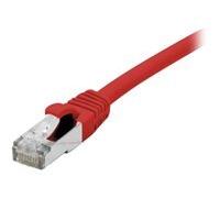Cordon RJ45 catégorie 6 F/UTP LSOH snagless rouge - 3 m
