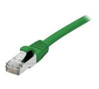 Cordon RJ45 catégorie 6 F/UTP LSOH snagless vert - 0,3 m