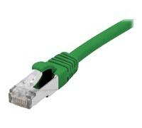 Cordon RJ45 catégorie 6 F/UTP LSOH snagless vert - 1 m