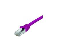 Cordon RJ45 catégorie 6 F/UTP LSOH snagless violet - 20 m