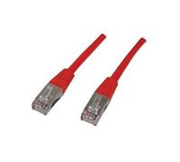 Cordon RJ45 catégorie 6 F/UTP rouge - 0,5 m