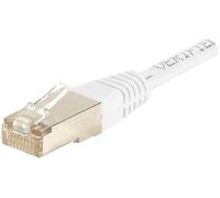 Cordon RJ45 catégorie 6 S/FTP blanc - 0,7 m