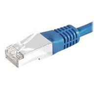 Cordon RJ45 catégorie 6 S/FTP bleu - 10 m