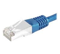 Cordon RJ45 catégorie 6 S/FTP bleu - 5 m