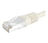 Cordon RJ45 catégorie 6 S/FTP gris - 0,5 m