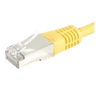 Cordon RJ45 catégorie 6 S/FTP jaune - 0,5 m