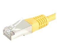 Cordon RJ45 catégorie 6 S/FTP jaune - 2 m