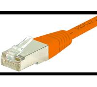 Cordon RJ45 catégorie 6 S/FTP orange - 15 m