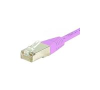 Cordon RJ45 catégorie 6 S/FTP rose - 1,5 m