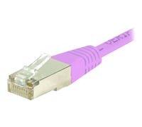 Cordon RJ45 catégorie 6 S/FTP rose - 1,5 m