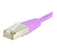 Cordon RJ45 catégorie 6 S/FTP rose - 20 m