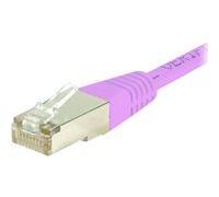 Cordon RJ45 catégorie 6 S/FTP rose - 30 m
