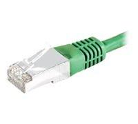 Cordon RJ45 catégorie 6 S/FTP vert - 0,7 m