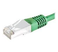 Cordon RJ45 catégorie 6 S/FTP vert - 20 m