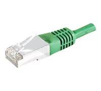 Cordon RJ45 catégorie 6 S/FTP vert - 30 m