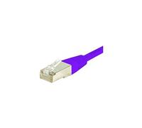 Cordon RJ45 catégorie 6 S/FTP violet - 10 m