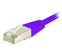 Cordon RJ45 catégorie 6 S/FTP violet - 2 m