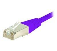 Cordon RJ45 catégorie 6 S/FTP violet - 20 m