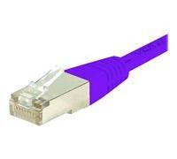 Cordon RJ45 catégorie 6 S/FTP violet - 30 m