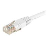 Cordon RJ45 catégorie 6 U/UTP blanc CCA - 5 m