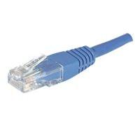 Cordon RJ45 catégorie 6 U/UTP bleu CCA - 5 m