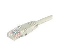 Cordon RJ45 catégorie 6 U/UTP gris CCA - 1 m