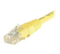 Cordon RJ45 catégorie 6 U/UTP jaune CCA - 5 m